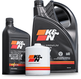 K&N Premium Oil Filter and Motor Oil